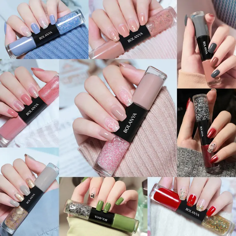 2 in 1 Peel Off Nail Polish Water Base Dual Color