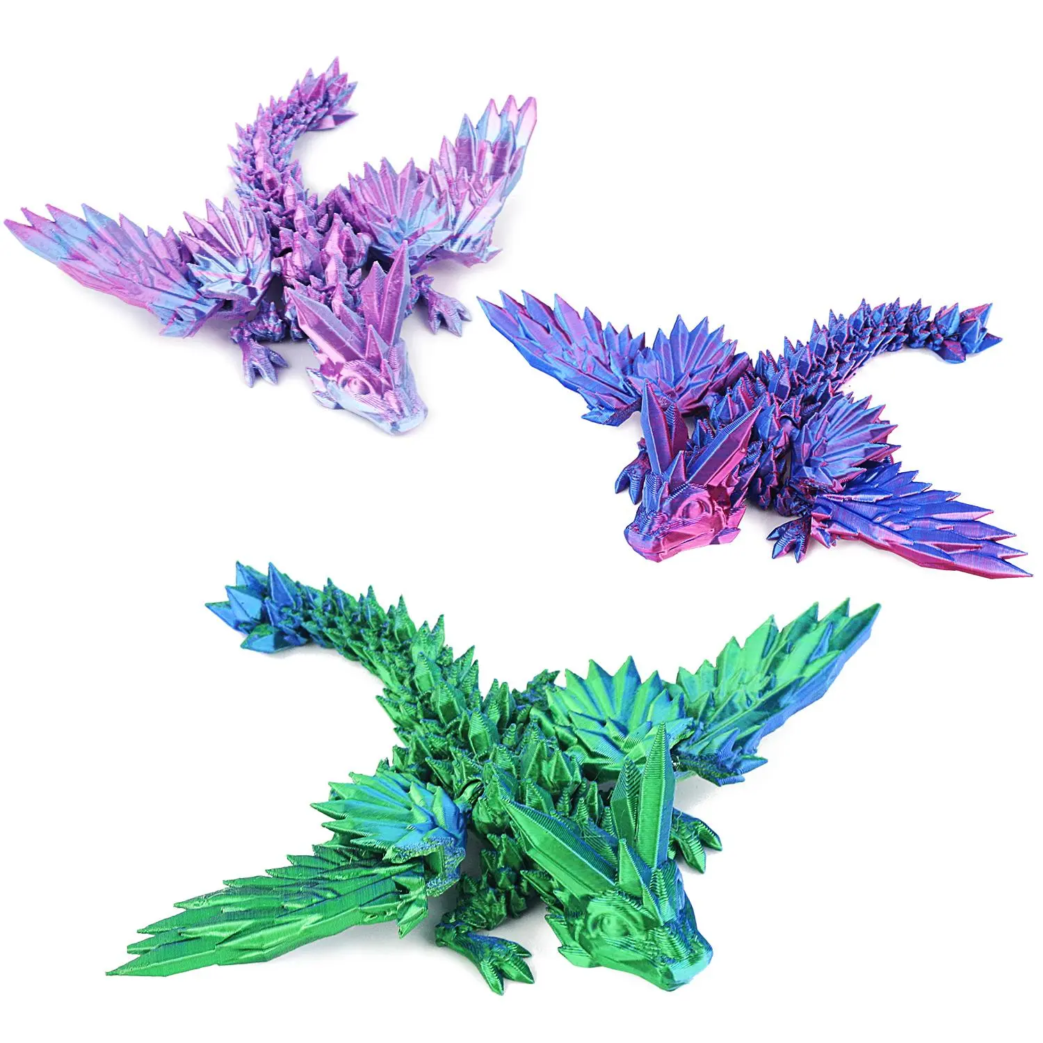 3D Printed Dragon Wing, 1 Count Creative Wing Dragon Model, Stress Relief Toy for Teenager & Adult, Novelty Toy for Home & Office Decoration, Christmas Gift