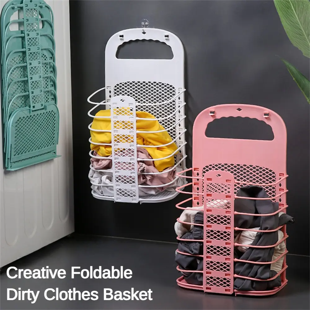 Foldable Storage Basket Laundry Basket Organizer Dirty Clothes Basket Foldable Extra Large Capacity Toilet Wet And Dry Dirty