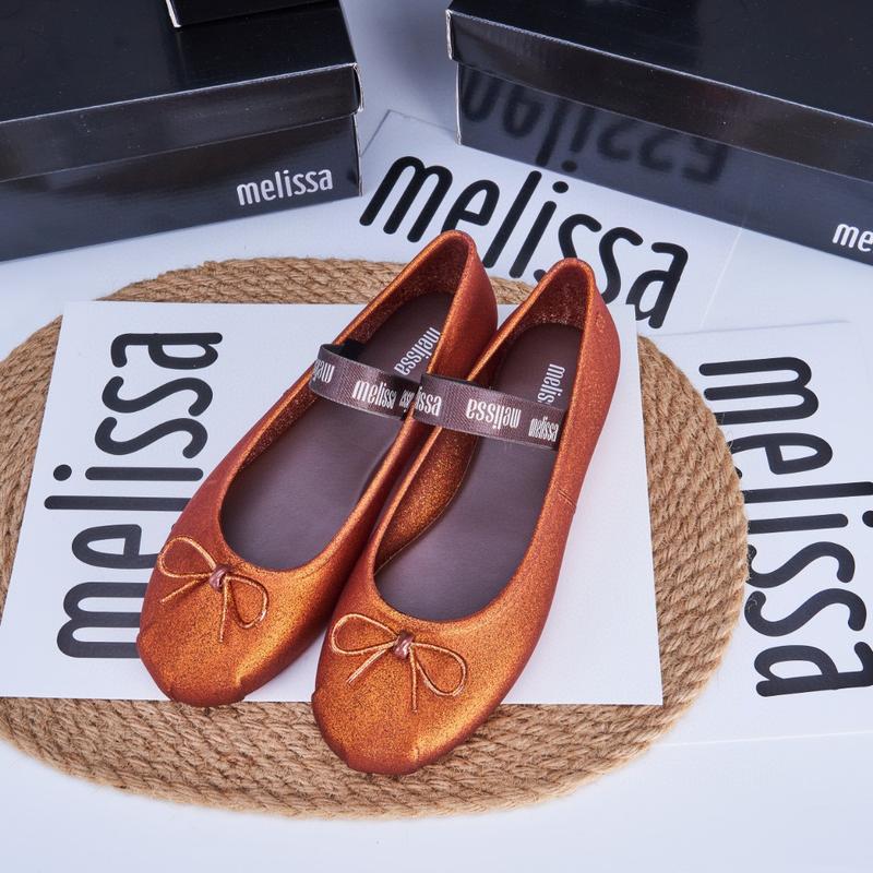 Product Introduction of Fashion Casual 2023 New Melissa Bowknot Pointed Toe Ballet Shoes Niche French Style Evening Flat Beach Shoes 11