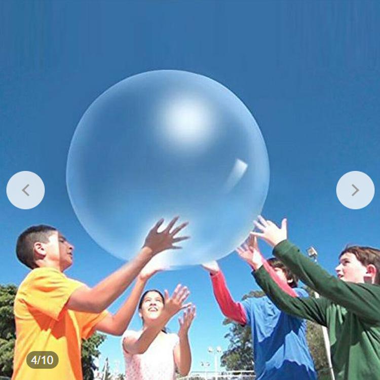 Product Introduction of Bubble Ball Summer TPR Decompression Oversized Inflatable Ball Water Injection Bubble Balloon balloon garland 24