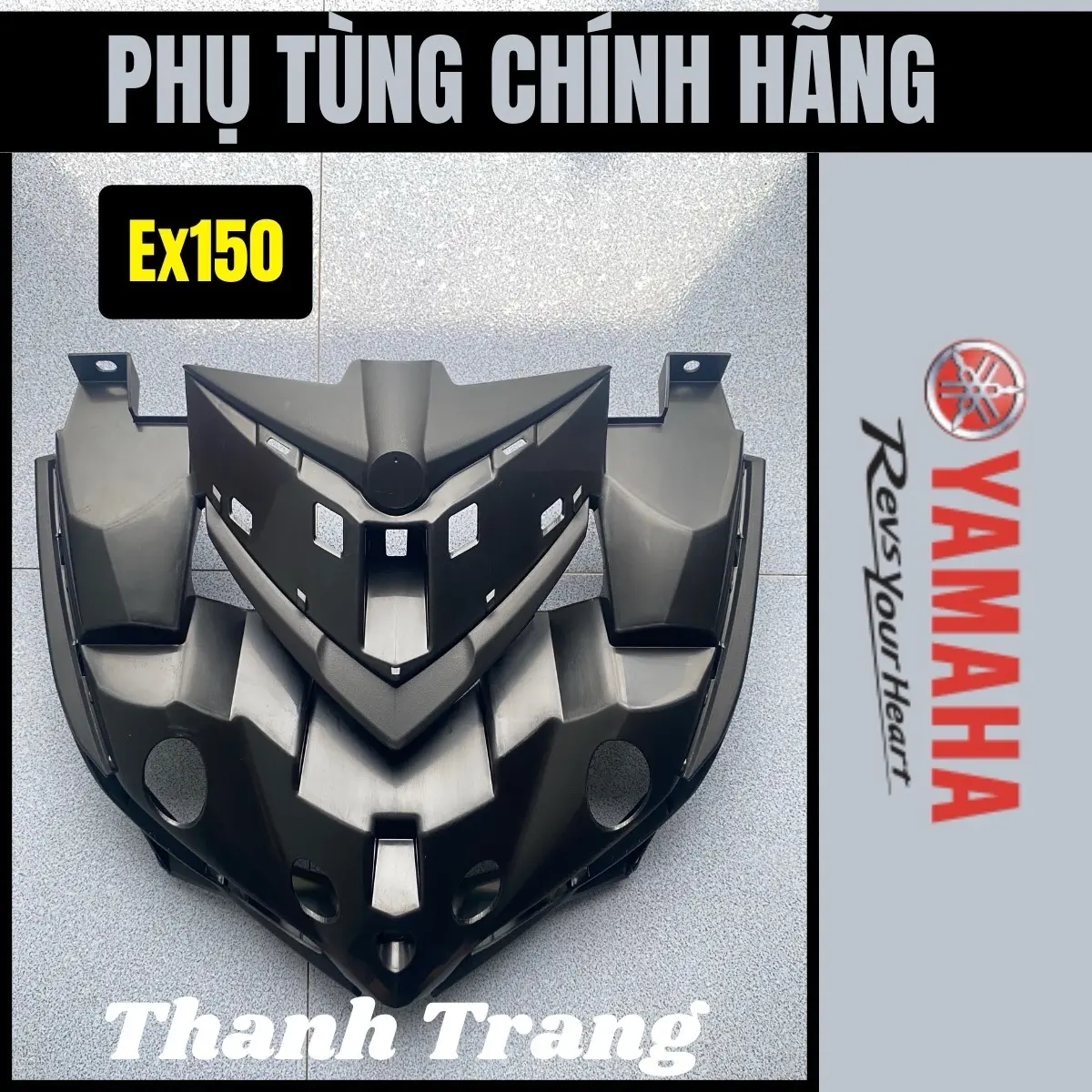 Đế mặt nạ, mặt nạ trong, mặt nạ lót, ốp nhựa nhám Exciter 150 [CHÍNH HÃNG YAMAHA]