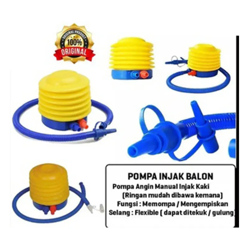 Pompa balon kaki / pompa injak balon foil latex 3