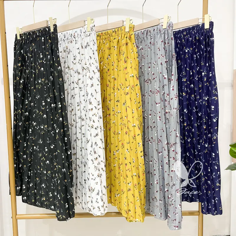 JACE ROK PLISKET MOTIF Rok Motif Rok Bunga Mayung Hyget Jumbo Bunga Setrip Polkadot Karet Panjang Variasi 6