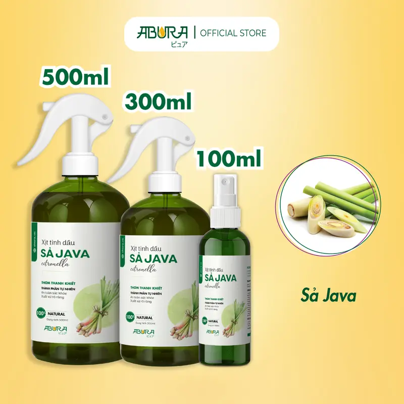Bình Xịt Tinh Dầu Xông Phòng ABURA Giúp Thơm Phòng Khử Mùi, Đuổi Muỗi Nguyên Chất Thiên Nhiên - Dầu Thơm, Dầu Thơm Phòng  bình  xịt xịt thơm  phòng ngủ chất khử mùi thảm xịt  thoáng white tea 2