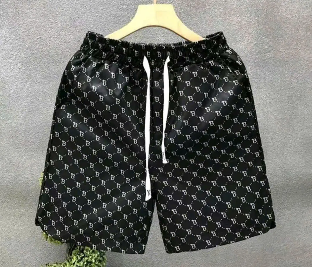 QUẦN SHORT NAM IN 3D HỌA TIẾT CHỮ B HOTTREN.CHẤT VẢI DÀY DẶN, THOÁNG MÁT