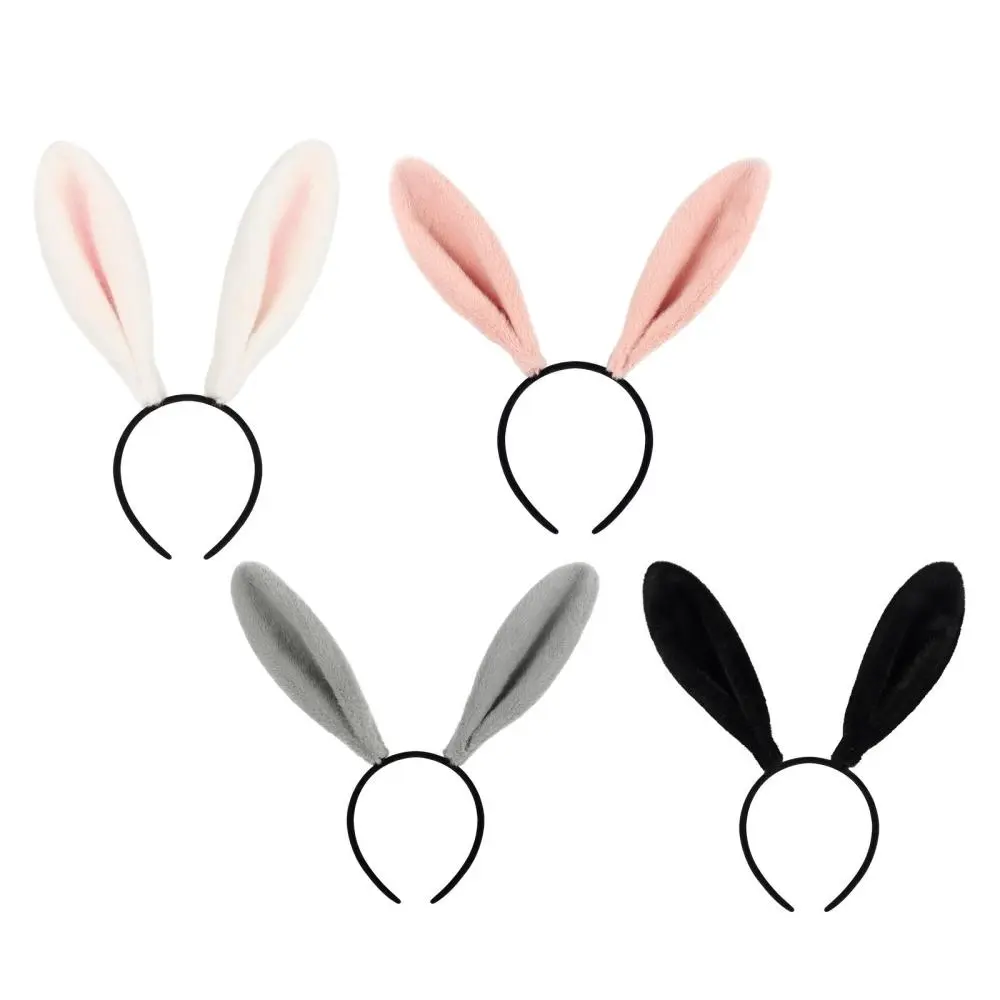 Rabbit Ears Headband Animal Hairband Cosplay Birthday Masquerade Accessories Masks