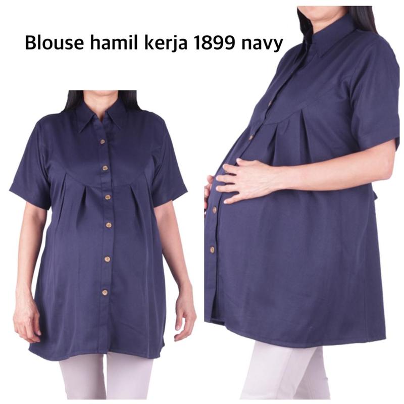 Blouse Kerja Hamil & Menyusui 1899 1