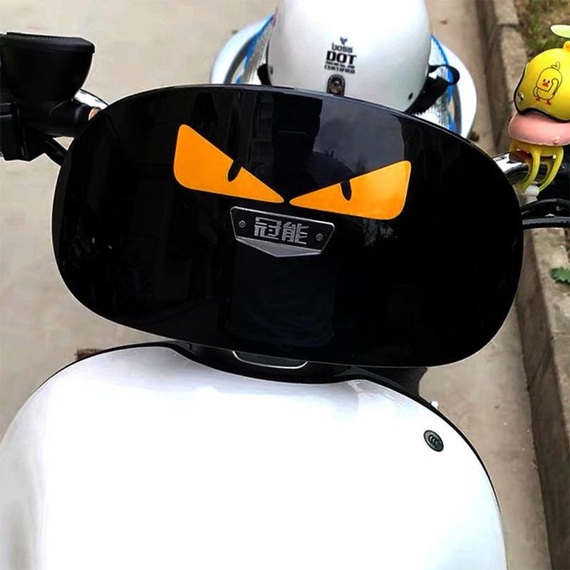 Product Introduction of Reflective Demon Eyes Motorcycle Sticker Funny Stickers Hokage Cartoon Eyes Body Decal Waterproof Decoration Motorbike Styling Accessory 15