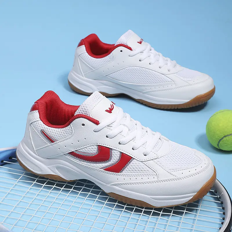 (SIZE 36-44) TPU+ Carbon Plate!Unisex Professional Wide Last Badminton Shoes Non-slip Cushioned Outdoor Race Training Shoes