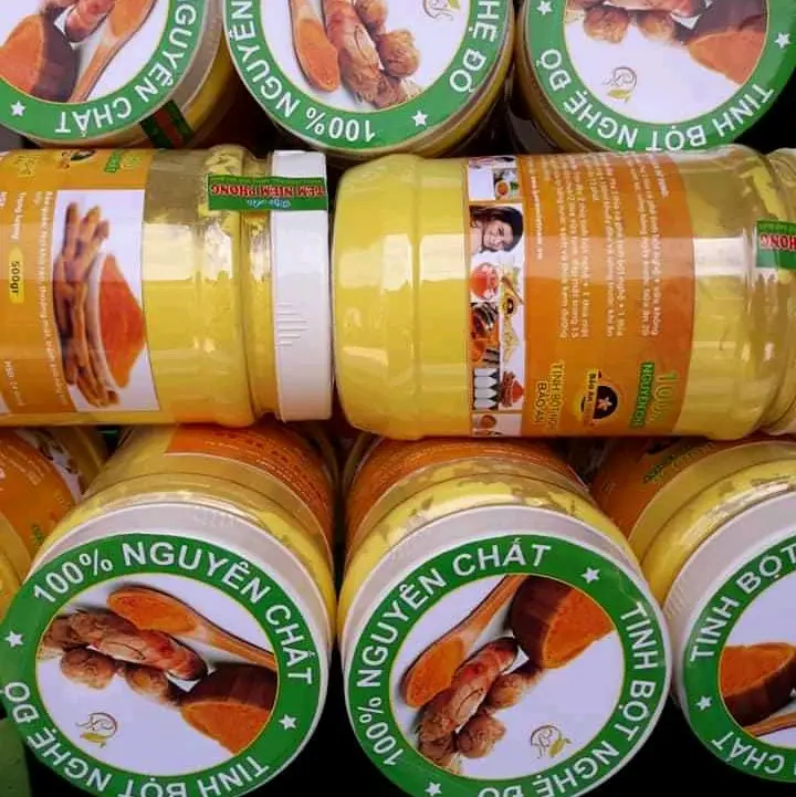 1kg tinh bột nghệ nếp đỏ nguyên chất có chứng nhận VSATTP 5
