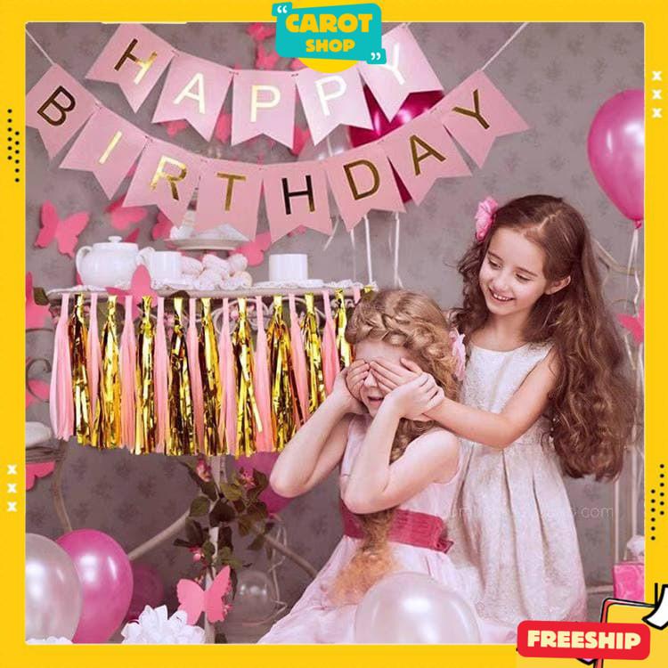 Dây Chữ Sinh Nhật, Dây treo Đuôi Cá Happy Birthday Phụ Kiện Trang Trí Tiệc Tùng Sinh Nhật 4