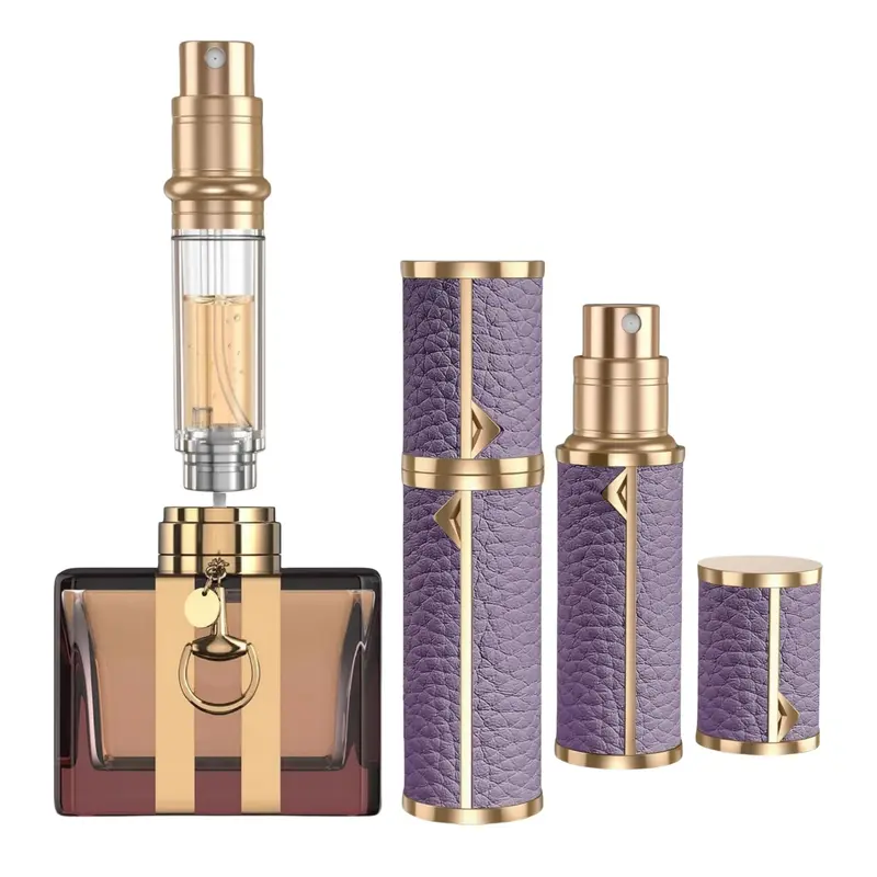Perfume Travel Refillable Atomizer, 1 Count Bottom Filling Perfumes Bottle, Mini Fragrances Dispenser, Portable Makeup Accessories 4