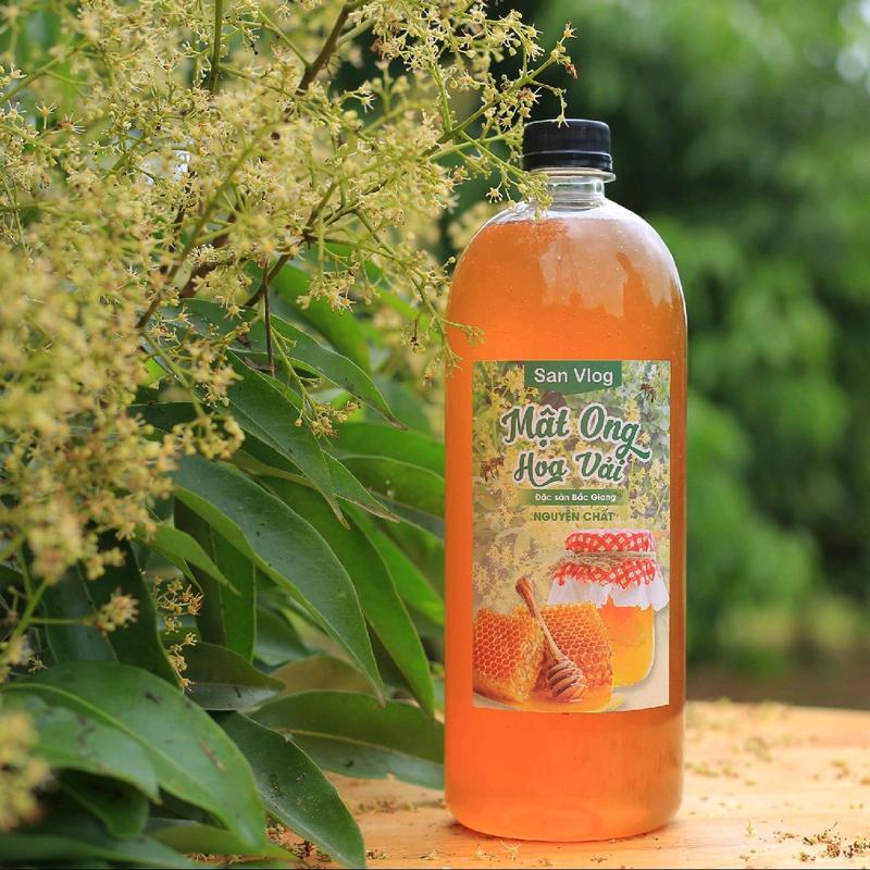 1 Lít Mật Ong Hoa Vải Nguyên Chất - Nhanh Kết Tinh - Đặc Sánh Chuẩn Tự Nhiên - Đã Hạ Thủy Phần