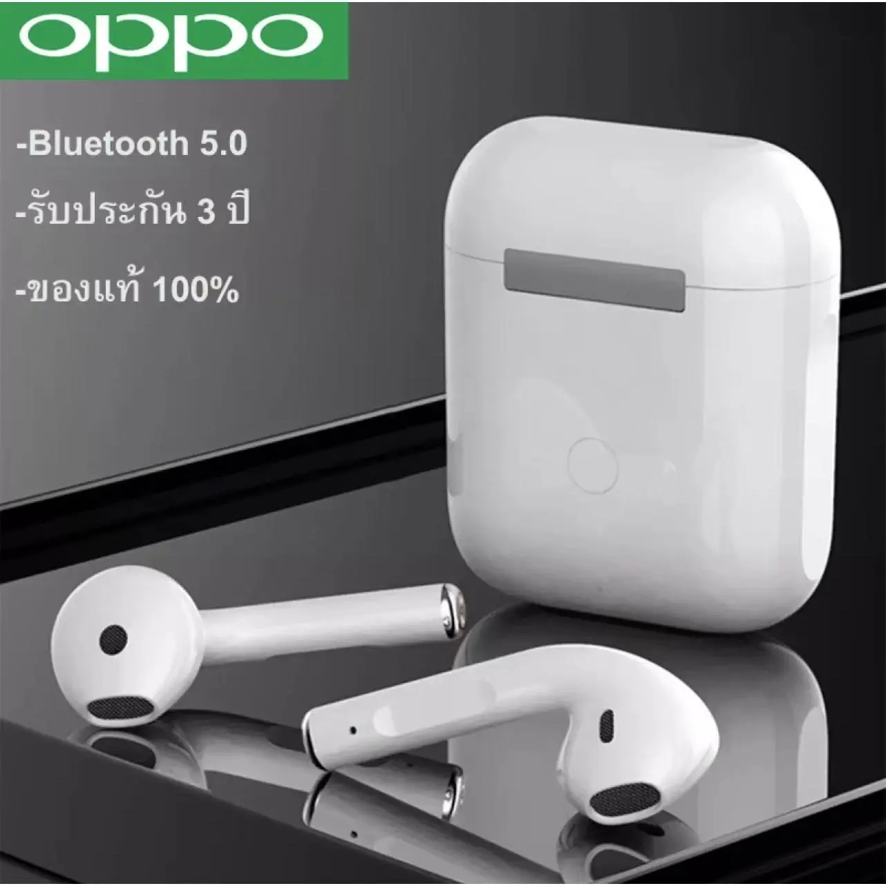 [Bảo hành 3 năm] Tai nghe Bluetooth chính hãng Oppo, tai nghe Bluetooth không dây 100% Bluetooth 5.0, tai nghe TWS âm thanh nổi thực sự có mic và hộp sạc, tương thích với tất cả các mẫu Oppo và hơn thế nữa