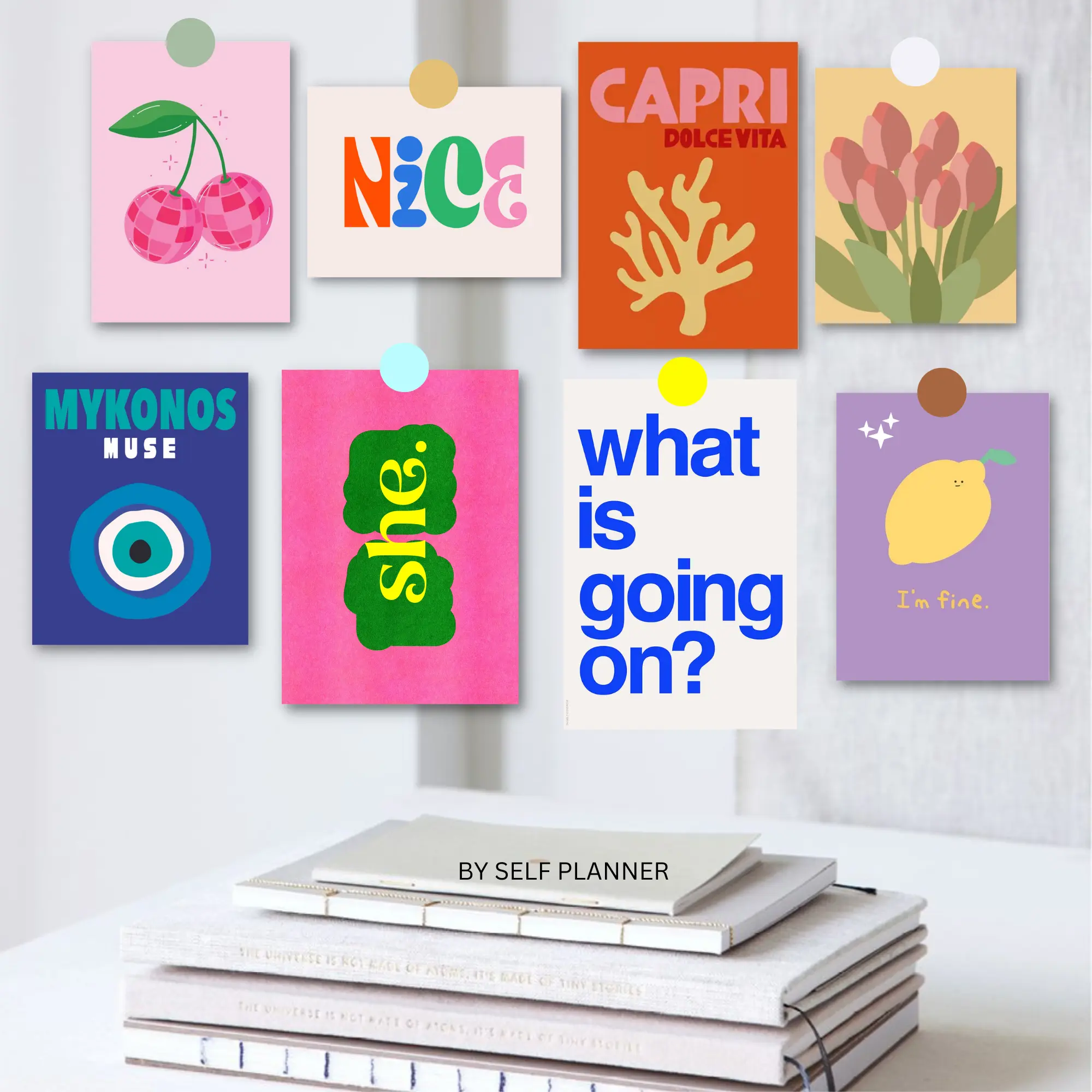 POSTCARD WALL DECOR HIASAN DINDING
