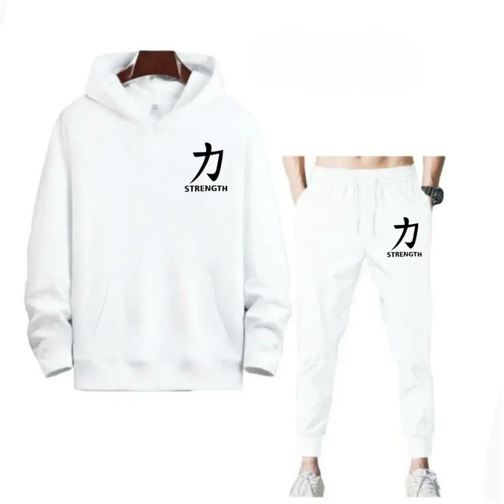 BISA COD - SETELAN PRIA STRENGTH / HOODIE DAN CELANA PANJANG JOGGER MURAH TERLARIS