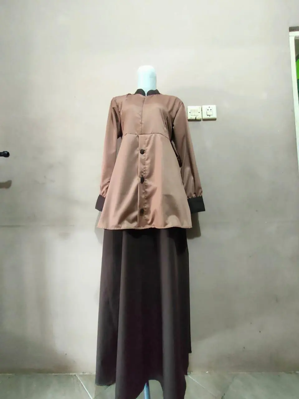 Gamis Pramuka Wanita Cokelat Pramuka