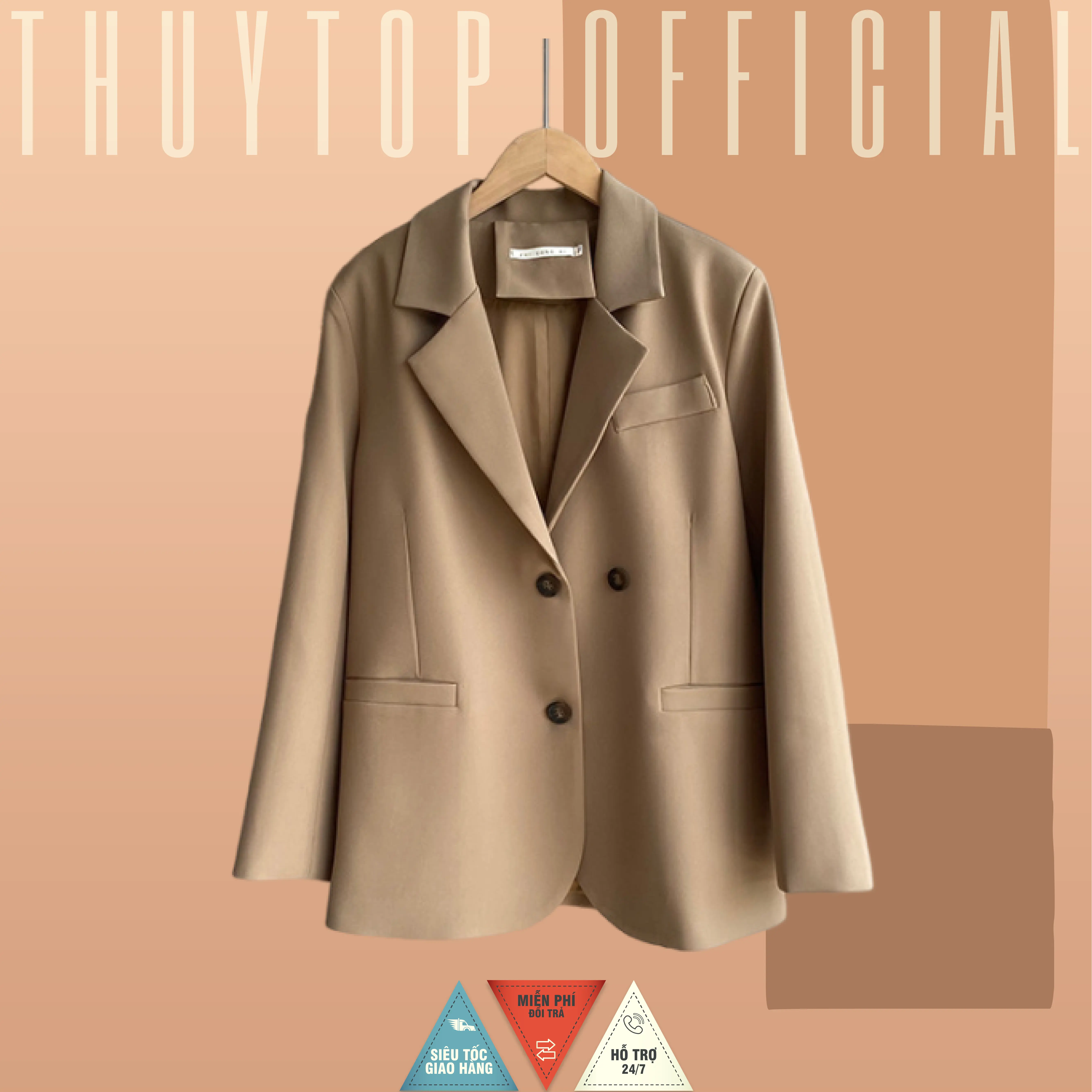 Blazer Nữ Hàng Thiết Kế Áo Khoác Blazer Nữ Áo Vest Blazer Nữ Dài Tay Áo Vest Blazer 2 Lớp Hàng Thiết Kế Áo Khoác Blzaer Nữ Kiểu Dáng Hàn Quốc