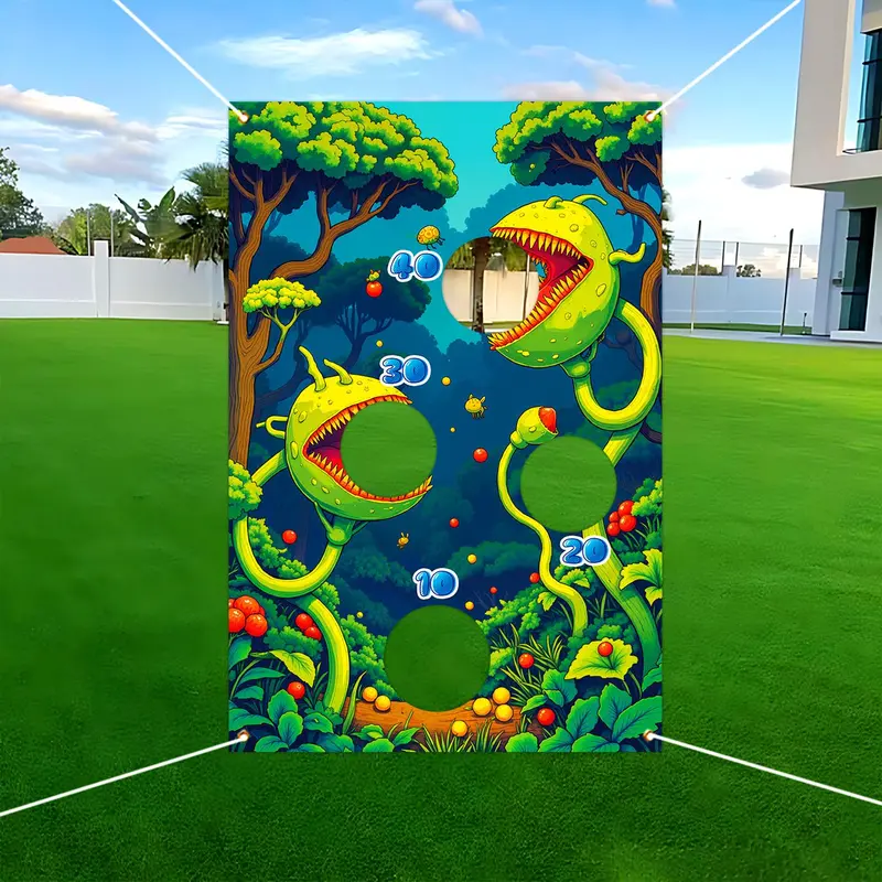 Outdoor Throwing Game Toy, 1 Count Creative Monster Design Sandbag Throwing Toy, Outdoor Leisure Equipment for Party, Camping, Picnic 3