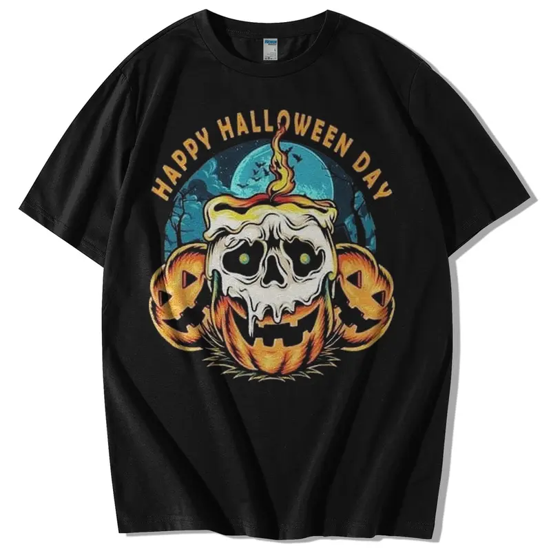 TSHIRT PUMPKIN HALLOWEEN / KAOS MUKA LABU HELLOWEEN / Kaos Halloween Hantu Original Cotton Combed 24S 3