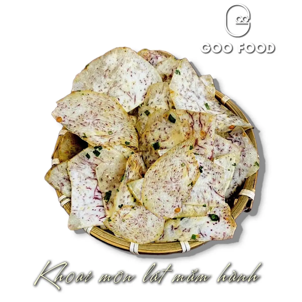 Khoai Môn Lát Sấy Mắm Hành Túi (250gr) Ăn Vặt Food - Snack - Thức Ăn Cua trai cay