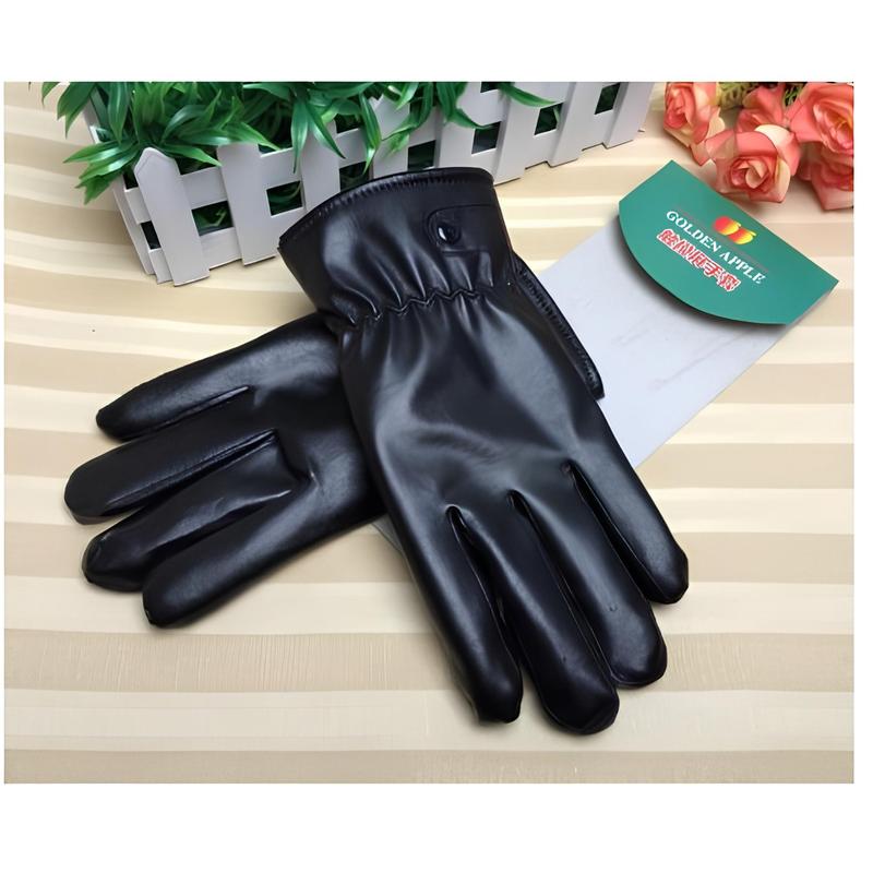 Găng Tay Da Cảm Ứng Nam Nữ , Có Lót Nỉ Siêu Ấm , Siêu Mềm Chống Lạnh Chống nước