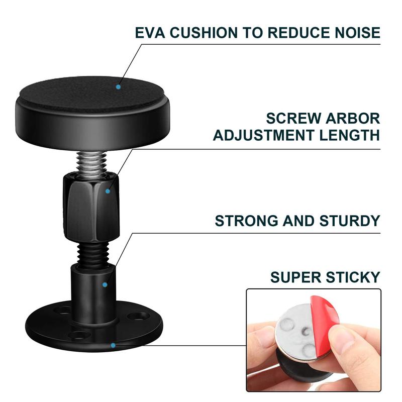Adjustable Threaded Bed Frame Anti-Shake Tool, Self-adhesive Headboard Stopper, Furniture Hardware for Beds Cabinets Sofas 8