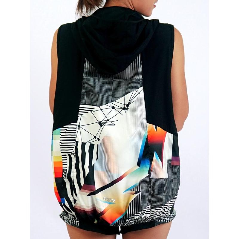 Trijee Vest  / Men / Hoodie / Jacket / DG Vest Unisex - Duochrome Glitch 5
