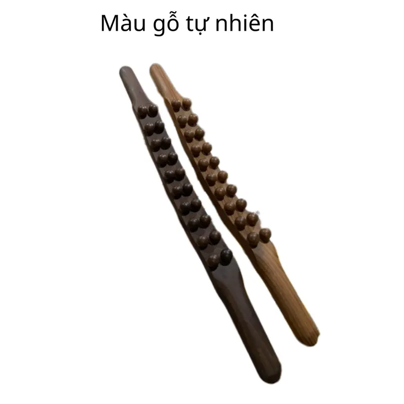 Gậy gỗ huynh thành 2 dãy hạt 4
