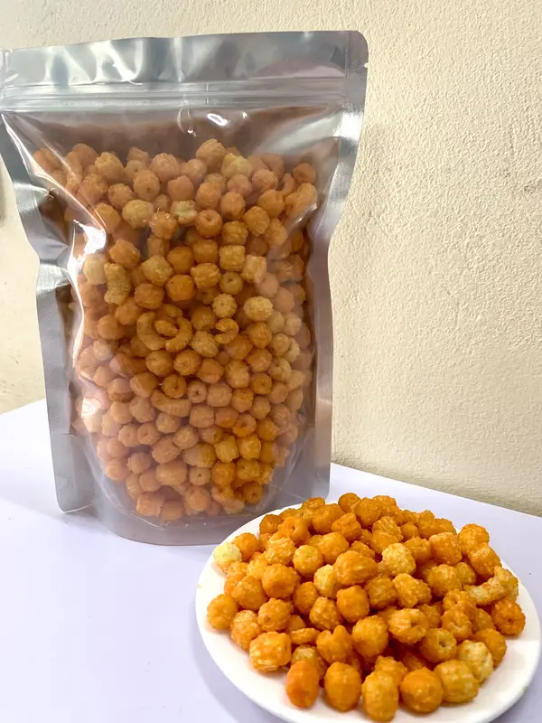 500g-1kg Nui chiên giòn, bắp sấy giòn, hạt sen cay tẩm vị đậm đà - Snack Ăn Vặt 1