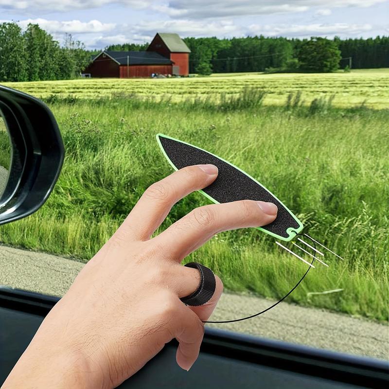 Random Color Finger Surfboard with String, 1 Count Finger Surf Board for Car Window, Creative Finger Surfboard Gift for Kids Teens Adults, Christmas Gift 2