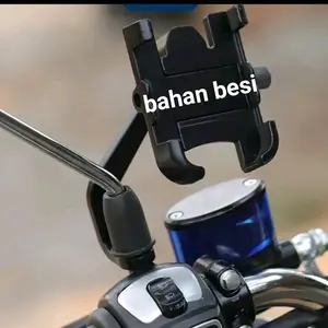 Holder HP Motor Besi Spion/Stand Holder HP Motor Besi