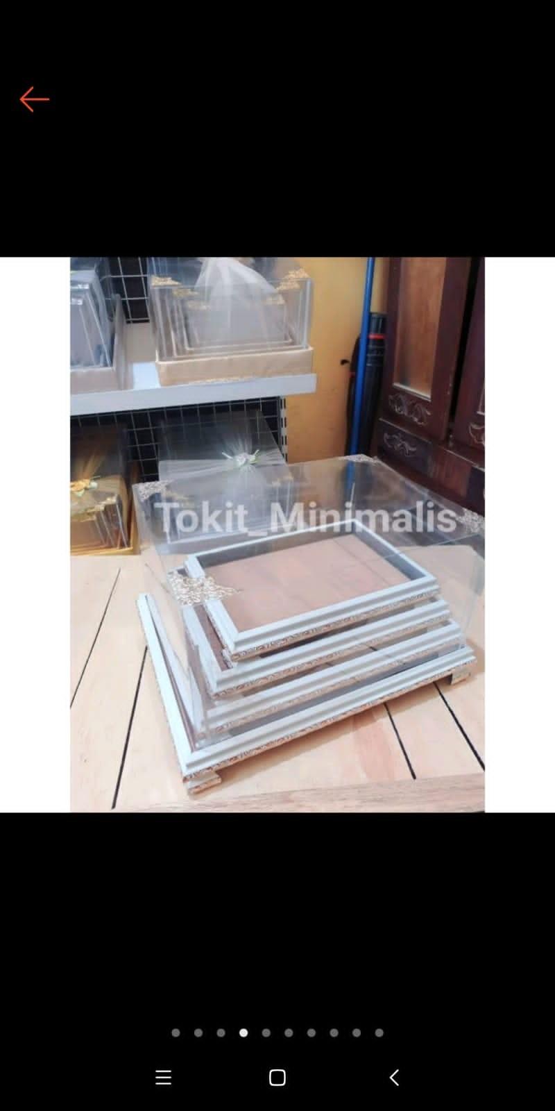 Product Introduction of Kotak Hantaran Pengantin Frame Fiber Isi 4 Bok Elegant Tempat souvenir pernikahan kotak seserahan nikah buket wisuda 33