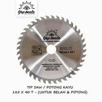 Gambar TJAP MATA / CAP MATA Gergaji TCT TIP SAW For Wood, Circular Saw Potong / Belah Kayu 185 X 40 T dari Tjap Mata Indonesia Kota Administrasi Jakarta Pusat 1 Tokopedia