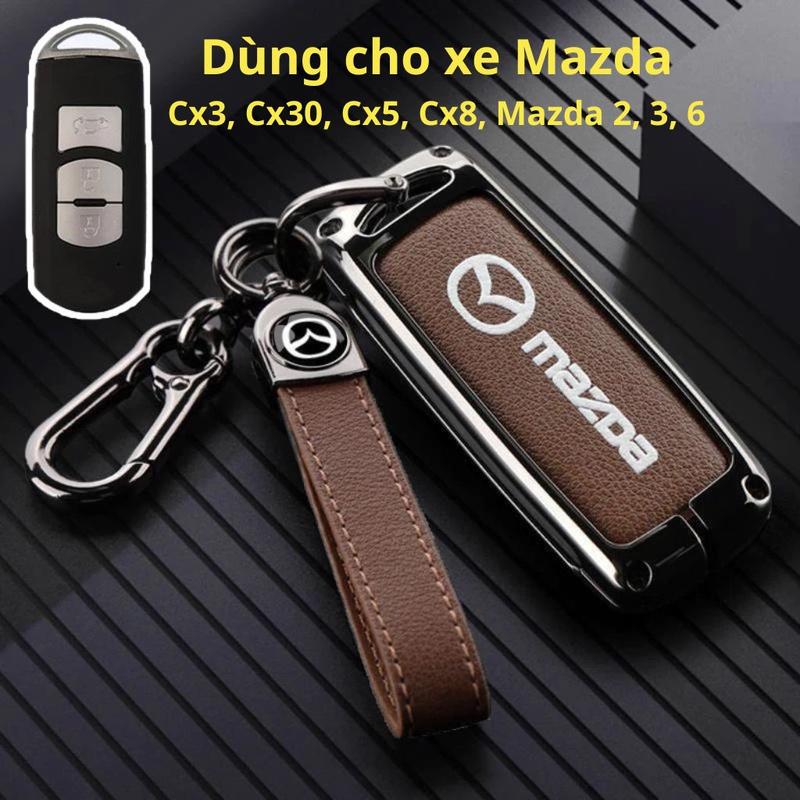 Ốp Chìa Khoá Mazda Cx3 Cx30 Cx5 Cx8 Bọc Chìa Khóa Mazda 2 3 6 Chất Liệu Hợp Kim Cao Cấp Mẫu Chìa Nhỏ Móc Khoá Móc Khóa