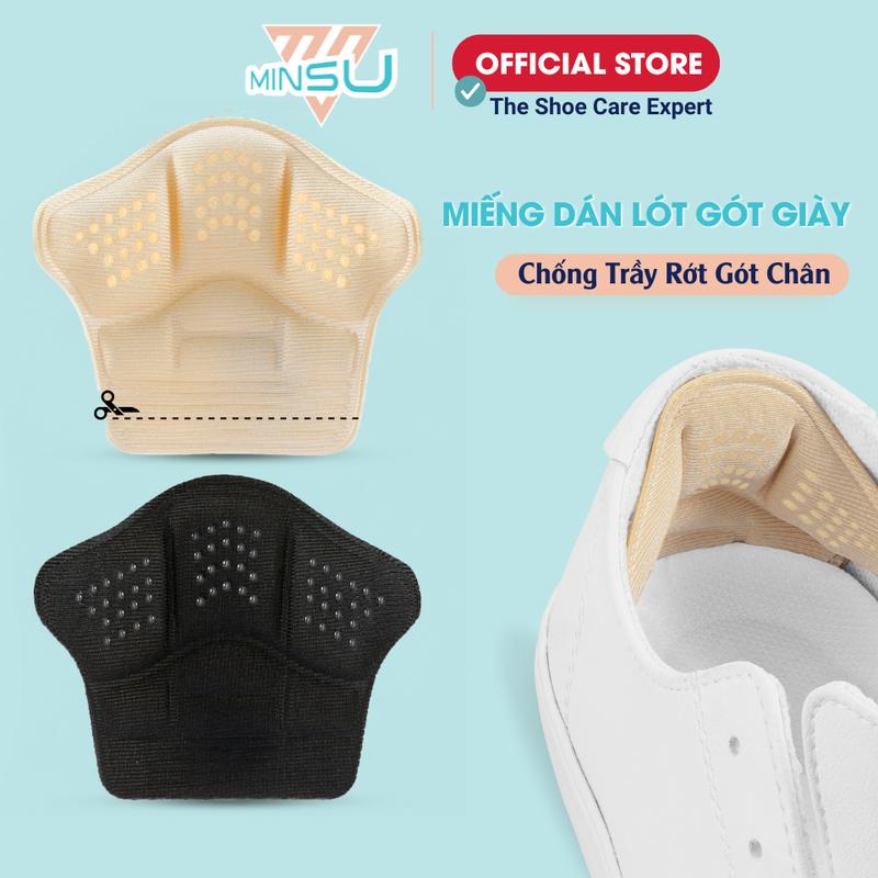 Miếng Dán Lót Gót Giày 5D Chống Rộng MINSU M5510 Lót Đệm Có Hạt Silicon Bảo Vệ, Chống Trầy Cho Giày Cao Gót Thể Thao