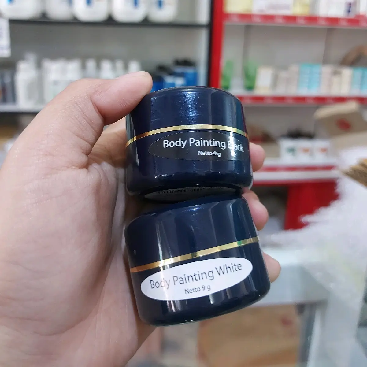 VIVA BODY PAINTING HITAM + PUTIH - Shop | Tokopedia