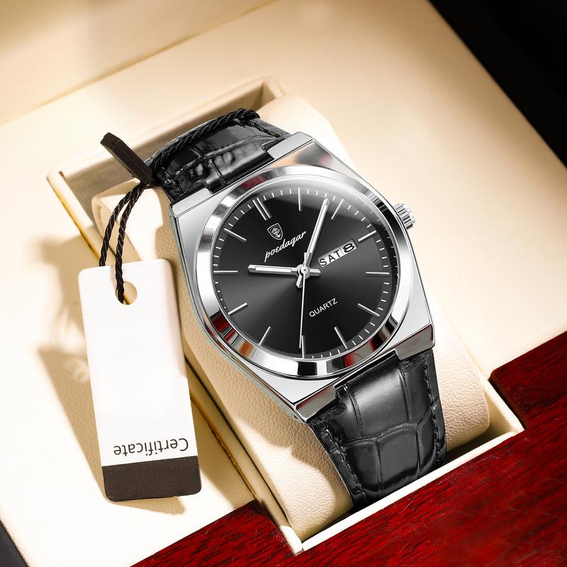 Ultra-Thin Men's Watch Waterproof New Quartz Watch Men chuan  watch 3