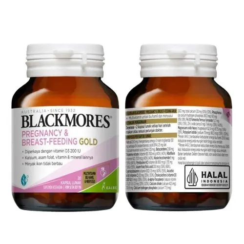 BLACKMORES PREGNANCY AND BREASTFEEDING GOLD BPOM KALBE - 20 kapsul 1