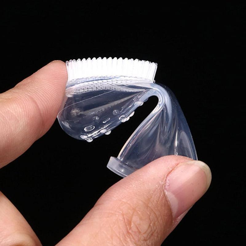 Product Introduction of Pet Finger Toothbrush Silicone Toothbrush Dog Cat Finger Brush Finger Pet Supplies Toothbrush J4N5 26