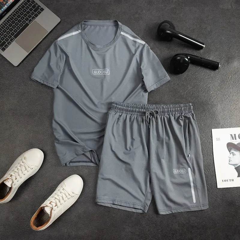 Đồ Bộ Nam Thun Lạnh co giãn 4 chiều mặc nhà, tập thể dục, chơi thể thao, tập gym vận động thoải mái Sport Chạy Bộ 2