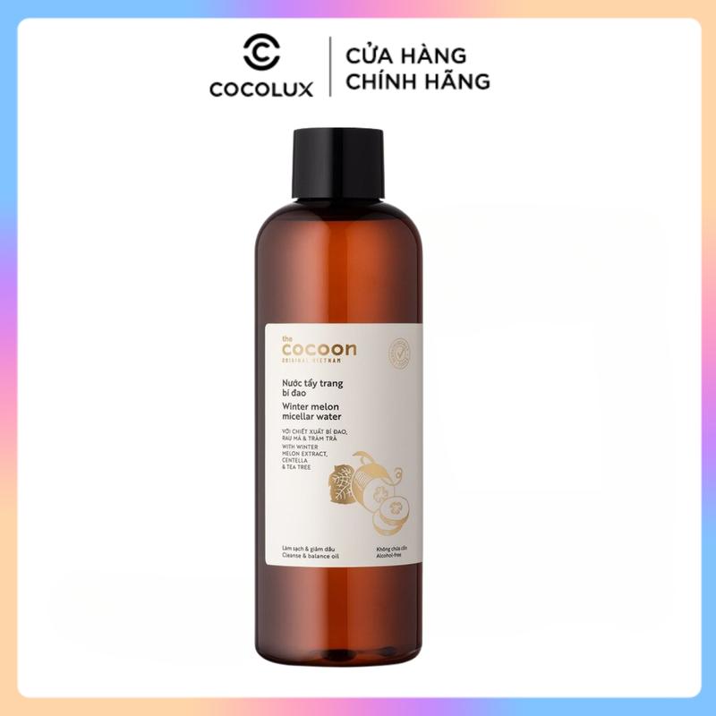  Nước Tẩy Trang Cocoon Winter Melon Micellar Water Chiết Xuất Bí Đao Làm Sạch Da 500ml 