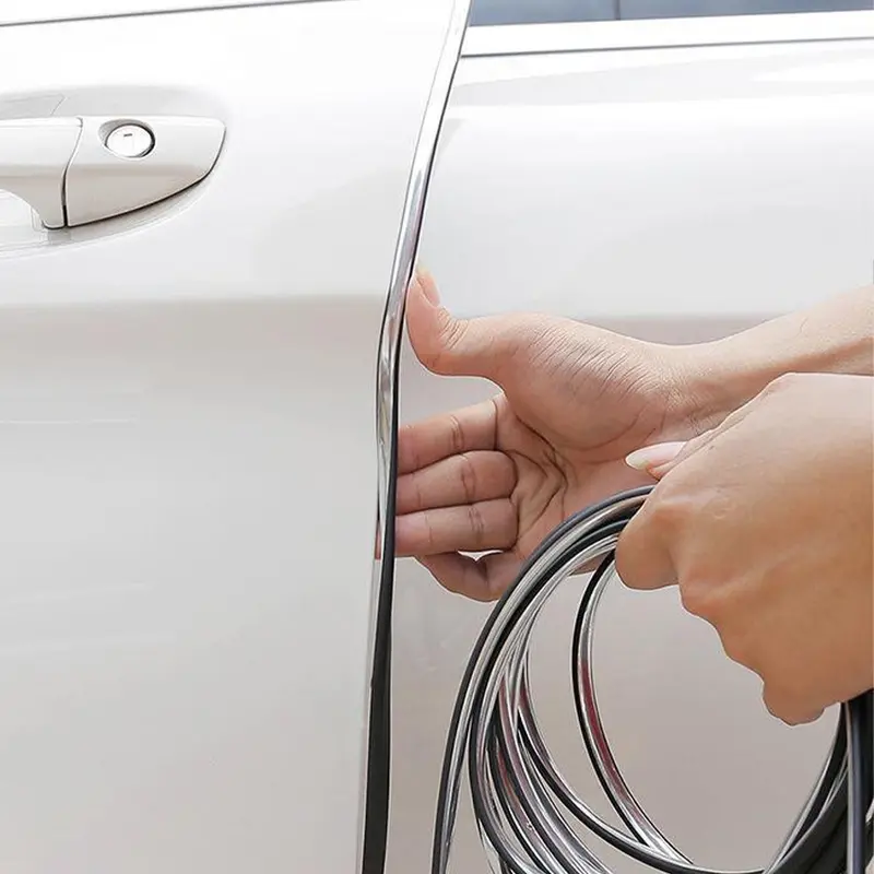 Seal Strip Karet 5meter Universal Pelindung Pinggiran Pintu Tipe U Mobil Kedap Suara 6
