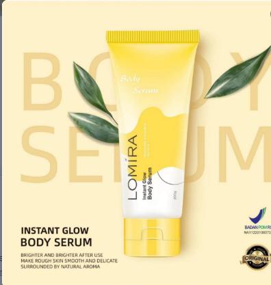 Product Introduction of Lomira Glow Body Serum Lotion 200gr Moisturizer BPOM Vitamin Merawat Dan Mencerahkan Kulit Kering Kusam Perawatan Extract Untuk Tangan dan Body Niacinamide Tubuh Hitam Berminyak Memudarkan Hand 15