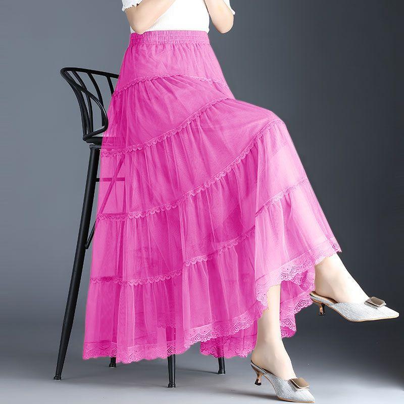 Product Introduction of Váy Lưới, Cao Cấp, Bộ Sưu Tập Xuân Hè, Thời Trang Mới, Phong Cách Hàn Quốc, Cạp Cao, Chữ A, Bó Sát, Siêu Thanh Lịch, Viền Lớn, Váy Xếp Ly 29