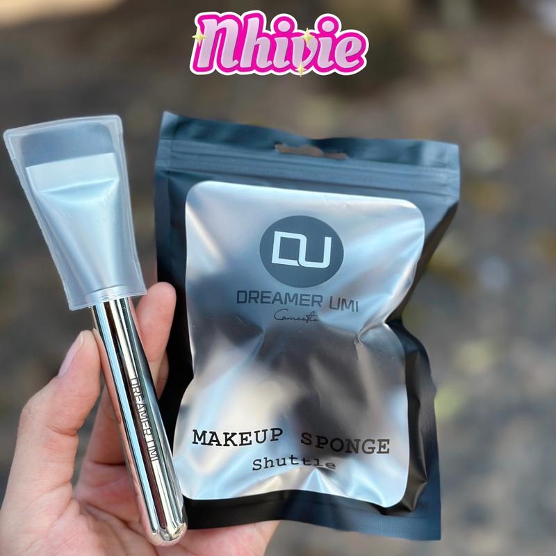 Combo 01 Cọ Dàn Nền và 01 Bộ Mút Dreamer Umi (không có vỏ silicone) siêu mềm mịn tán nền mỏng đẹp