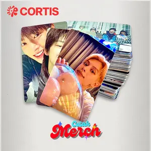 [100/55 PCS] CORTIS Foto Selca Photocard Kpop Unofficial All Member 310GSM Kualitas HD & Tebal - Tersedia Free Innersleeve & Keychain