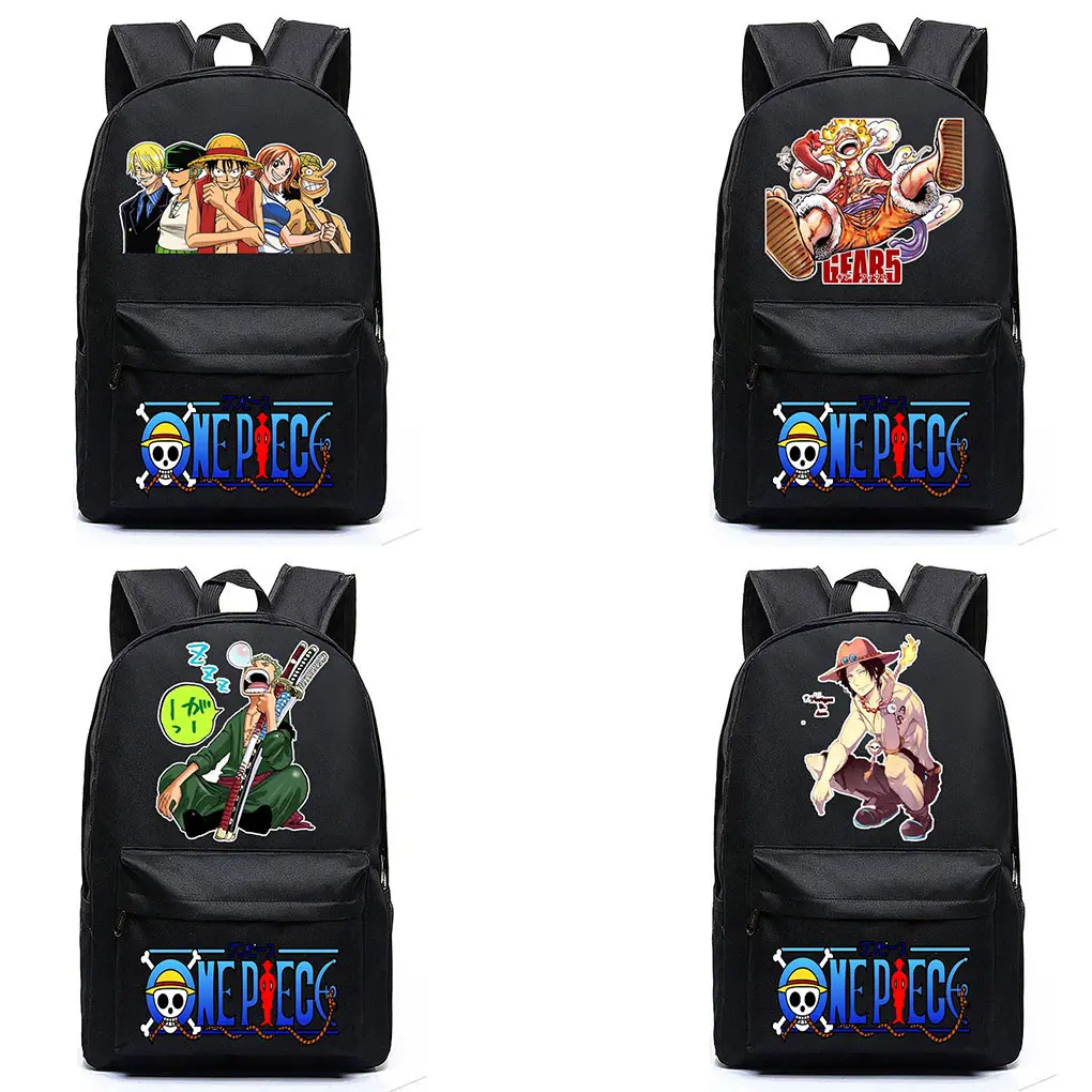 Balo Luffy One piece cho học sinh cấp 1  [ FREEHIP ] cặp One piece Đảo Hải tặc - Cặp One piece giá rẻ