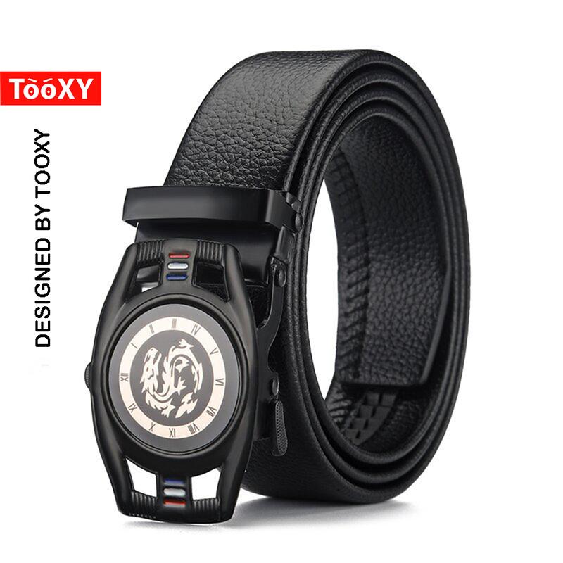 Thắt lưng nam dây nịt nam cao cấp da mềm phong cách hàn quốc khoá tự động TL08